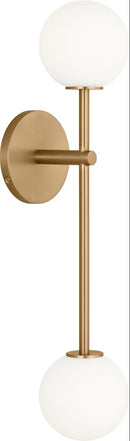 Visual Comfort Studio - SCRJWS185EBSOEG - Two Light Wall Sconce - Sorelle - Estate Brass