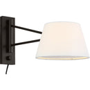 One Light Wall Sconce<br /><span style="color:#4AB0CE;">Entrega: 7-8 semanas en USA</span><br /><span style="color:#4AB0CE;font-size:60%;">PREGUNTE POR ENTREGA EN PANAMA</span><br />Collection: Hale<br />Finish: Aged Iron