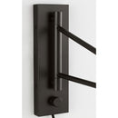One Light Wall Sconce<br /><span style="color:#4AB0CE;">Entrega: 7-8 semanas en USA</span><br /><span style="color:#4AB0CE;font-size:60%;">PREGUNTE POR ENTREGA EN PANAMA</span><br />Collection: Hale<br />Finish: Aged Iron