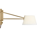 One Light Wall Sconce<br /><span style="color:#4AB0CE;">Entrega: 2-3 semanas en USA</span><br /><span style="color:#4AB0CE;font-size:60%;">PREGUNTE POR ENTREGA EN PANAMA</span><br />Collection: Hale<br />Finish: Estate Brass