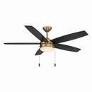 52" Ceiling Fan<br /><span style="color:#4AB0CE;">Entrega: 4-10 dias en USA</span><br /><span style="color:#4AB0CE;font-size:60%;">PREGUNTE POR ENTREGA EN PANAMA</span><br />Collection: Airetor<br />Finish: Brushed Brass