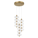 LED Pendant<br /><span style="color:#4AB0CE;">Entrega: 4-10 dias en USA</span><br /><span style="color:#4AB0CE;font-size:60%;">PREGUNTE POR ENTREGA EN PANAMA</span><br />Collection: Bollavino<br />Finish: Legacy Brass