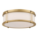LED Flush Mount<br /><span style="color:#4AB0CE;">Entrega: 4-10 dias en USA</span><br /><span style="color:#4AB0CE;font-size:60%;">PREGUNTE POR ENTREGA EN PANAMA</span><br />Collection: Merick<br />Finish: Legacy Brass