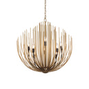 12 Light Chandelier<br /><span style="color:#4AB0CE;">Entrega: 4-10 dias en USA</span><br /><span style="color:#4AB0CE;font-size:60%;">PREGUNTE POR ENTREGA EN PANAMA</span><br />Collection: Florenza<br />Finish: Legacy Brass