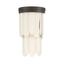 One Light Wall Sconce<br /><span style="color:#4AB0CE;">Entrega: 4-10 dias en USA</span><br /><span style="color:#4AB0CE;font-size:60%;">PREGUNTE POR ENTREGA EN PANAMA</span><br />Collection: Briscade<br />Finish: Dark Bronze