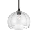 One Light Convertible Pendant/Semi-Flush Mount<br /><span style="color:#4AB0CE;">Entrega: 4-10 dias en USA</span><br /><span style="color:#4AB0CE;font-size:60%;">PREGUNTE POR ENTREGA EN PANAMA</span><br />Collection: Glint<br />Finish: Dark Bronze