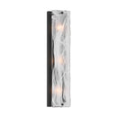 Three Light Vanity<br /><span style="color:#4AB0CE;">Entrega: 4-10 dias en USA</span><br /><span style="color:#4AB0CE;font-size:60%;">PREGUNTE POR ENTREGA EN PANAMA</span><br />Collection: Veil<br />Finish: Dark Matte Black