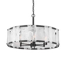Six Light Pendant<br /><span style="color:#4AB0CE;">Entrega: 4-10 dias en USA</span><br /><span style="color:#4AB0CE;font-size:60%;">PREGUNTE POR ENTREGA EN PANAMA</span><br />Collection: Veil<br />Finish: Dark Matte Black