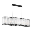 Six Light Linear Chandelier<br /><span style="color:#4AB0CE;">Entrega: 4-10 dias en USA</span><br /><span style="color:#4AB0CE;font-size:60%;">PREGUNTE POR ENTREGA EN PANAMA</span><br />Collection: Veil<br />Finish: Dark Matte Black
