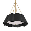 Four Light Pendant<br /><span style="color:#4AB0CE;">Entrega: 4-10 dias en USA</span><br /><span style="color:#4AB0CE;font-size:60%;">PREGUNTE POR ENTREGA EN PANAMA</span><br />Collection: Waveform<br />Finish: Dark Bronze