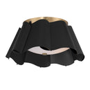 Three Light Flush Mount<br /><span style="color:#4AB0CE;">Entrega: 4-10 dias en USA</span><br /><span style="color:#4AB0CE;font-size:60%;">PREGUNTE POR ENTREGA EN PANAMA</span><br />Collection: Waveform<br />Finish: Dark Bronze
