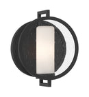 One Light Wall Sconce<br /><span style="color:#4AB0CE;">Entrega: 4-10 dias en USA</span><br /><span style="color:#4AB0CE;font-size:60%;">PREGUNTE POR ENTREGA EN PANAMA</span><br />Collection: Halin<br />Finish: Sand Coal Black