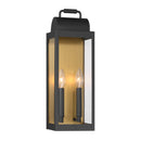 Two Light Wall Sconce<br /><span style="color:#4AB0CE;">Entrega: 4-10 dias en USA</span><br /><span style="color:#4AB0CE;font-size:60%;">PREGUNTE POR ENTREGA EN PANAMA</span><br />Collection: Calandra<br />Finish: Sand Coal Black