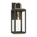 One Light Wall Sconce<br /><span style="color:#4AB0CE;">Entrega: 4-10 dias en USA</span><br /><span style="color:#4AB0CE;font-size:60%;">PREGUNTE POR ENTREGA EN PANAMA</span><br />Collection: Fenmark<br />Finish: Dark Matte Black