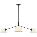 Three Light Chandelier<br /><span style="color:#4AB0CE;">Entrega: 6-7 semanas en USA</span><br /><span style="color:#4AB0CE;font-size:60%;">PREGUNTE POR ENTREGA EN PANAMA</span><br />Collection: Hale<br />Finish: Aged Iron