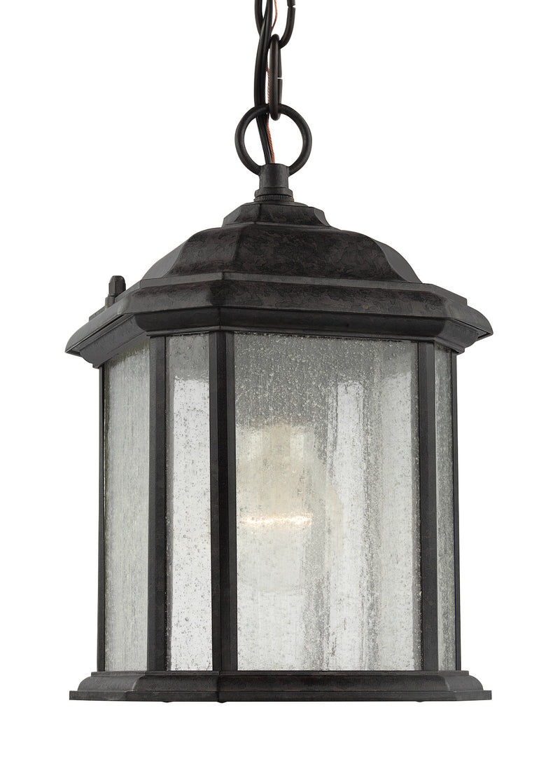 One Light Outdoor Semi-Flush Convertible Pendant<br /><span style="color:#4AB0CE;">Entrega: 4-10 dias en USA</span><br /><span style="color:#4AB0CE;font-size:60%;">PREGUNTE POR ENTREGA EN PANAMA</span><br />Collection: Kent<br />Finish: Oxford Bronze