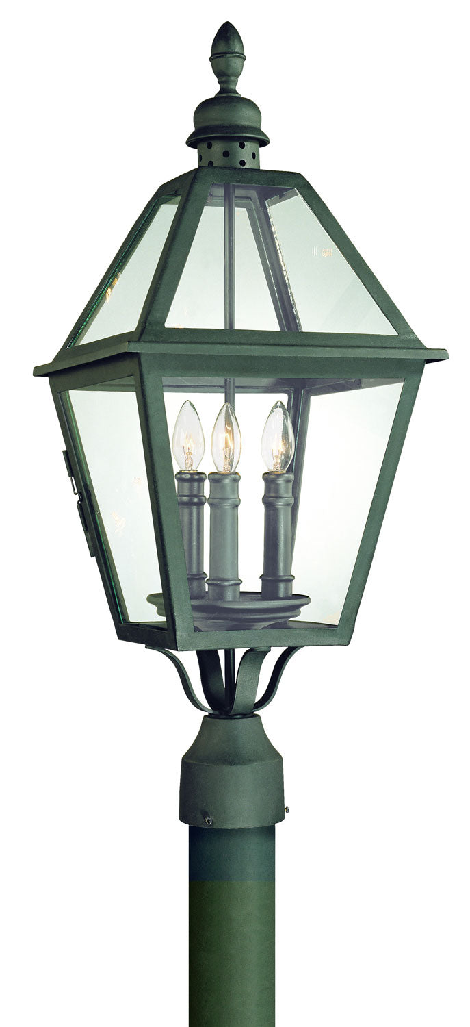 Troy Lighting - P9625-TBK - Three Light Post Lantern - Townsend - Textured Black