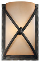 One Light Wall Sconce<br /><span style="color:#4AB0CE;">Entrega: 4-10 dias en USA</span><br /><span style="color:#4AB0CE;font-size:60%;">PREGUNTE POR ENTREGA EN PANAMA</span><br />Collection: Aspen II<br />Finish: Aspen Bronze