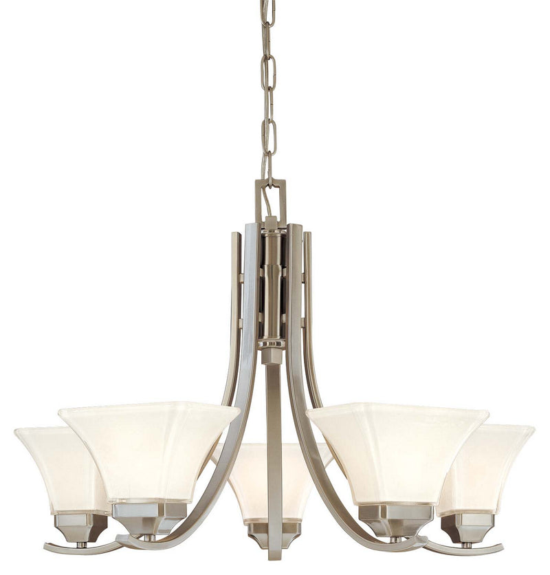 Minka-Lavery - 1815-84 - Five Light Chandelier - Agilis - Brushed Nickel