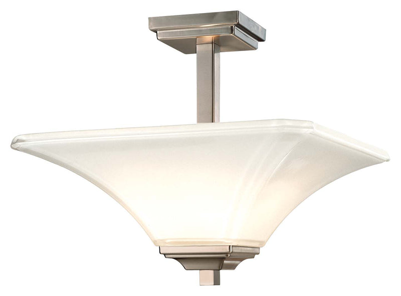 Minka-Lavery - 1816-84 - Two Light Semi Flush Mount - Agilis - Brushed Nickel