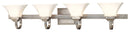 Minka-Lavery - 6814-84 - Four Light Bath - Agilis - Brushed Nickel