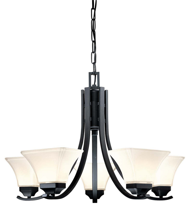 Minka-Lavery - 1815-66 - Five Light Chandelier - Agilis - Sand Coal