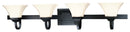 Minka-Lavery - 6814-66 - Four Light Bath - Agilis - Black