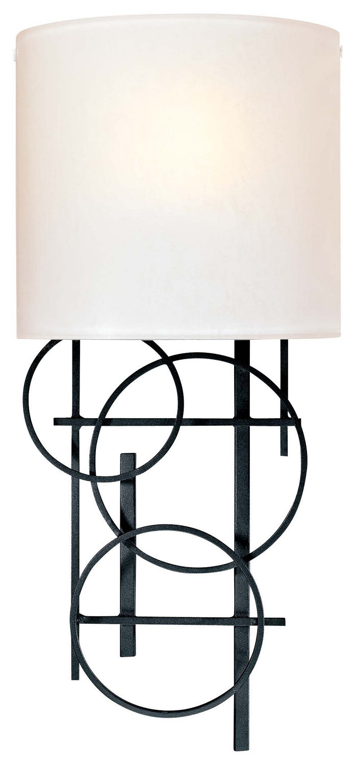 George Kovacs - P5131-066 - One Light Wall Sconce - George Kovacs - Sand Coal Black