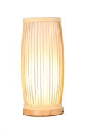 Lámpara De Mesa 1Xe27-40W (No Incluido) Acabado White/Bambú.