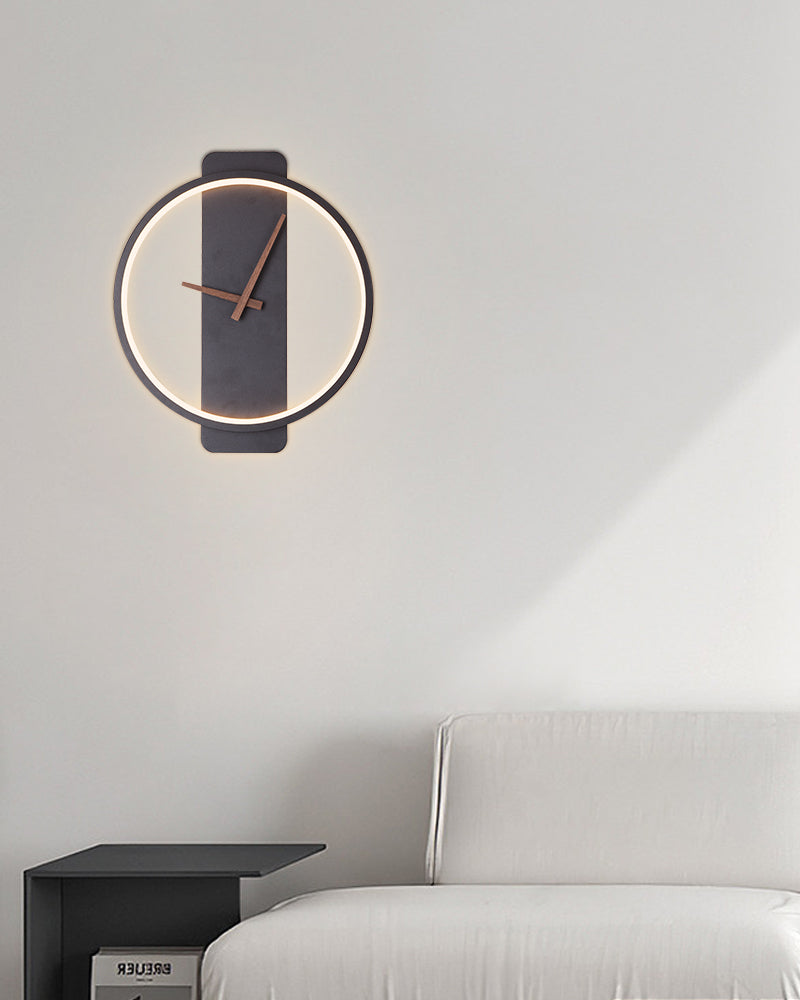 LÁMPARA DE PARED LED18W, 1440LM, 3000K,118-240V/50-60HZ, ACABADO NEGRO.