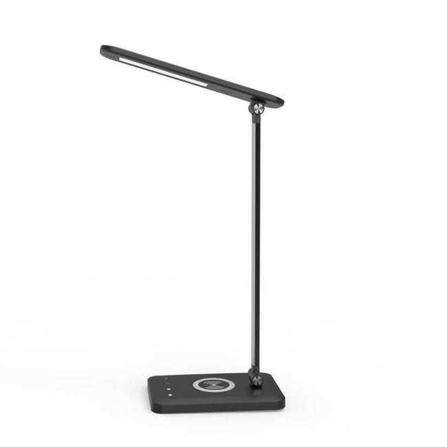 LÁMPARA DE MESA DECORATIVA DE ESCRITORIO LED 5W, INTERRUPTOR TACTIL CCT 30K, 40K,60K 110-240V, ACABADO NEGRO.