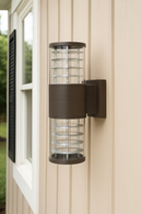 LÁMPARA DE PARED EXTERIOR UP&DOWN 2XE27-60W,110-240V, 50-60HZ, GRADO DE PROTECCION IP44, ACABADO COFFEE.