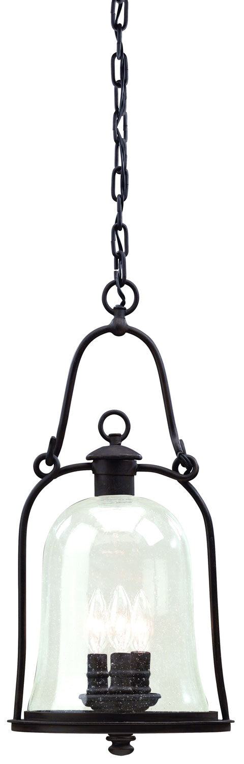 Troy Lighting - F9467-TBK - Three Light Hanging Lantern - Owings Mill - Textured Black