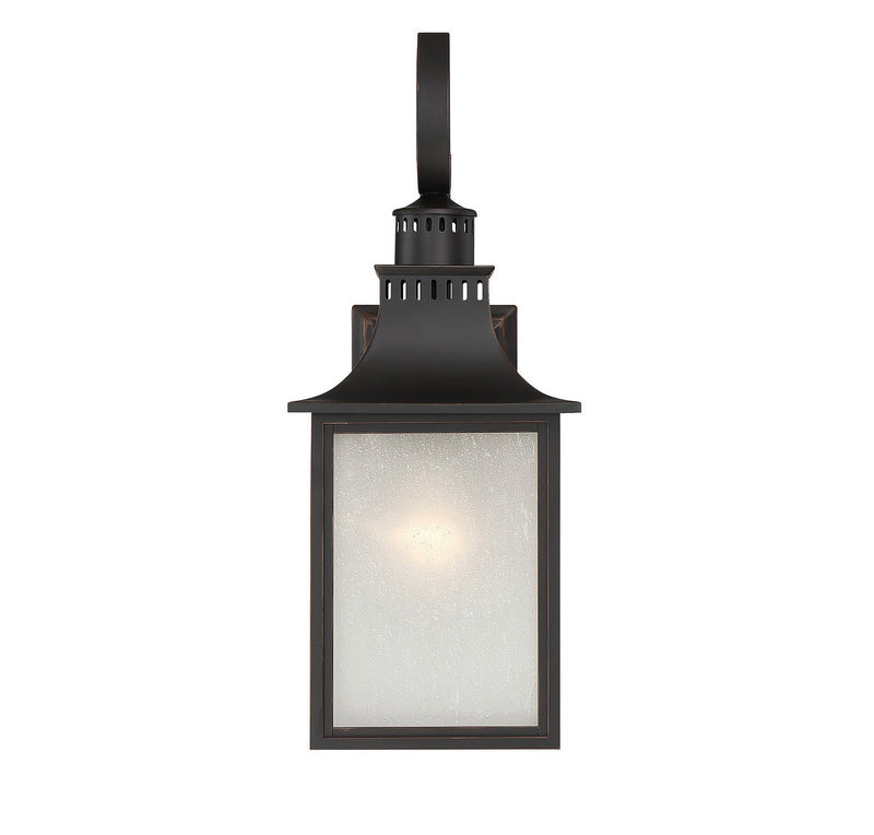 One Light Wall Mount<br /><span style="color:#4AB0CE;">Entrega: 4-10 dias en USA</span><br /><span style="color:#4AB0CE;font-size:60%;">PREGUNTE POR ENTREGA EN PANAMA</span><br />Collection: Monte Grande<br />Finish: English Bronze