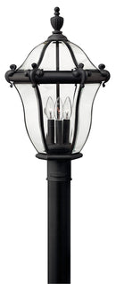 Hinkley - 2441MB - LED Post Top or Pier Mount Lantern - San Clemente - Museum Black