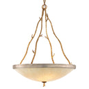 Corbett Lighting - 66-44 - Five Light Chandelier - Parc Royale - Gold And Silver Leaf
