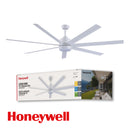 Abanico De Techo De 70” Con Luz Led 18W 2000Lm CCT 30K 40K 60K Dimeable 6 velocidade Con Control Remoto 110-240V.