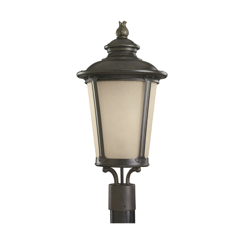 Generation Lighting - 82240-780 - One Light Outdoor Post Lantern - Cape May - Burled Iron