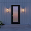 Generation Lighting - 8468-965 - Two Light Outdoor Wall Lantern - Jamestowne - Antique Brushed Nickel
