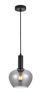 Lámpara Colgante Decorativa 1Xe27-40W Acabado Black