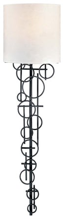 George Kovacs - P5130-066 - One Light Wall Sconce - George Kovacs - Sand Coal Black
