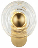 LÁMPARA DE PARED DECORATIVA ALABASTRO LED 6W, TONALIDAD DE 3000K, 110-240V, 50-60HZ, GRADO DE PROTECCION IP20, ACABADO DORADO.