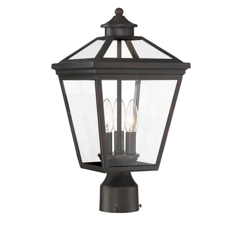 Three Light Post Lantern<br /><span style="color: