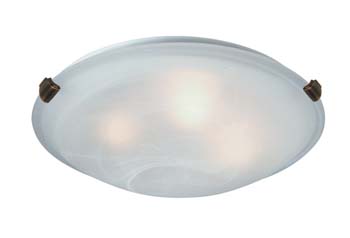 Artcraft Canada - AC2352SPBU - Three Light Flush Mount - Clip Flush - Brunito