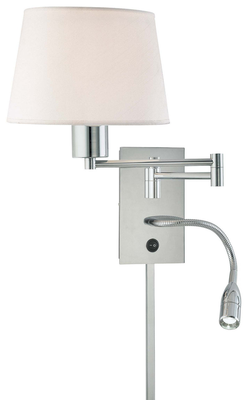 George Kovacs - P478-077 - LED Swing Arm Wall Lamp - George's Reading Room - Chrome