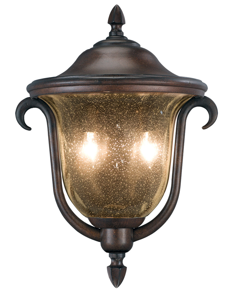 Kalco - 9000BB - Two Light Outdoor Porch Light - Santa Barbara Outdoor - Burnished Bronze