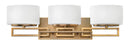 Hinkley - 5103BR - Three Light Vanity - Lanza - Brushed Bronze