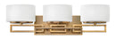 Hinkley - 5103BR - Three Light Vanity - Lanza - Brushed Bronze