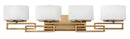 Hinkley - 5104BR - Four Light Vanity - Lanza - Brushed Bronze