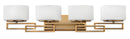 Hinkley - 5104BR - Four Light Vanity - Lanza - Brushed Bronze